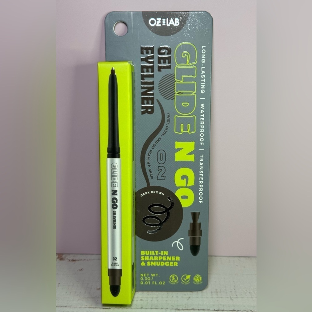 OZ LAB GLIDE N Go - Gel Eyeliner NIB (Dark Brown)